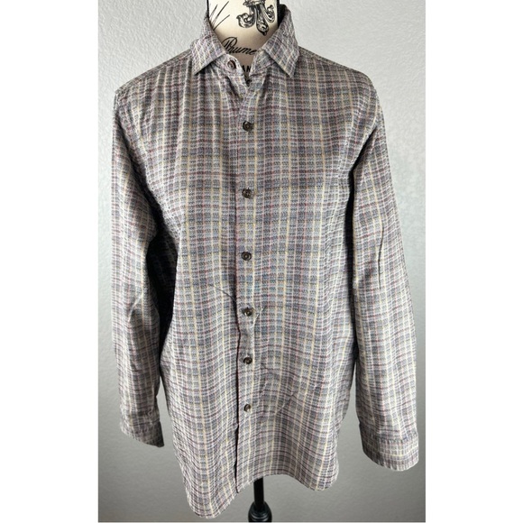 Tasso Elba Men’s Plaid Button Down Shirt, size Small - Picture 1 of 8